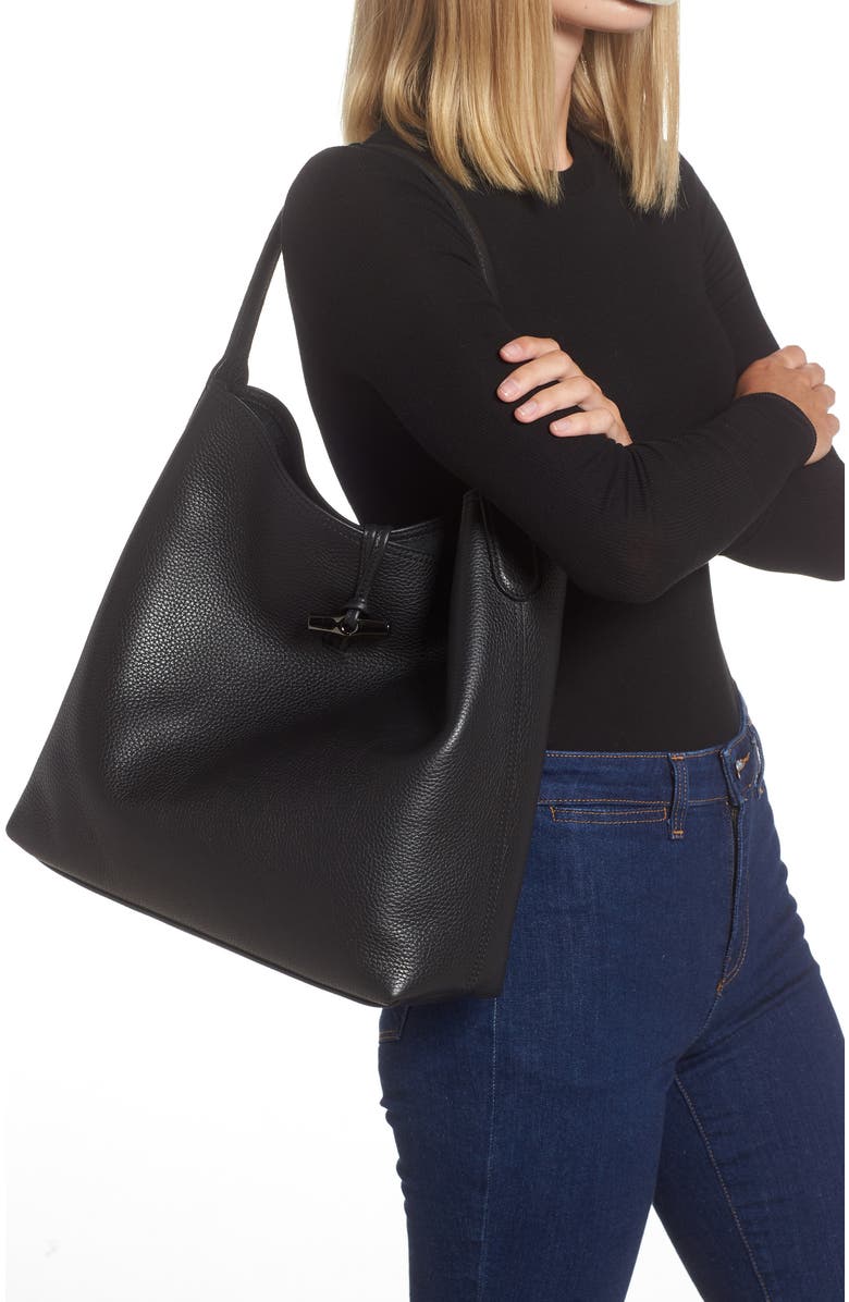 Longchamp Roseau Essential Hobo Bag, Alternate, color,