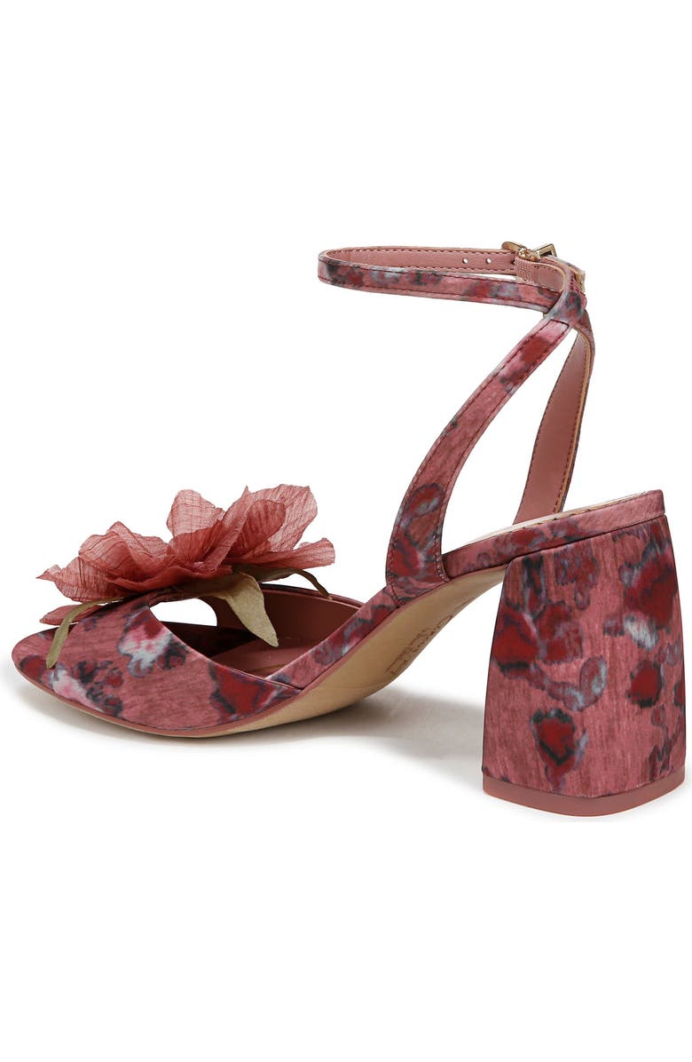 Circus NY by Sam Edelman Aria Flower Ankle Strap Sandal, Alternate, color, Berry Blush Multi