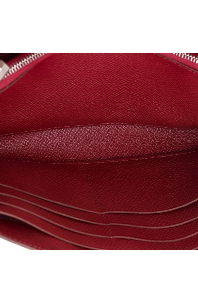 Pre-Owned Hermes Kelly Wallet Epsom Long, Alternate, color, Rubis