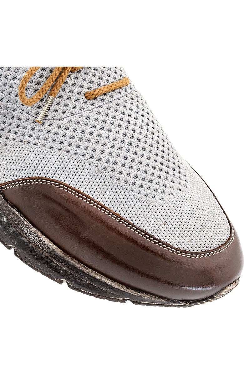 Mezlan Piedra Knit Sneaker, Alternate, color, Brown/ Grey