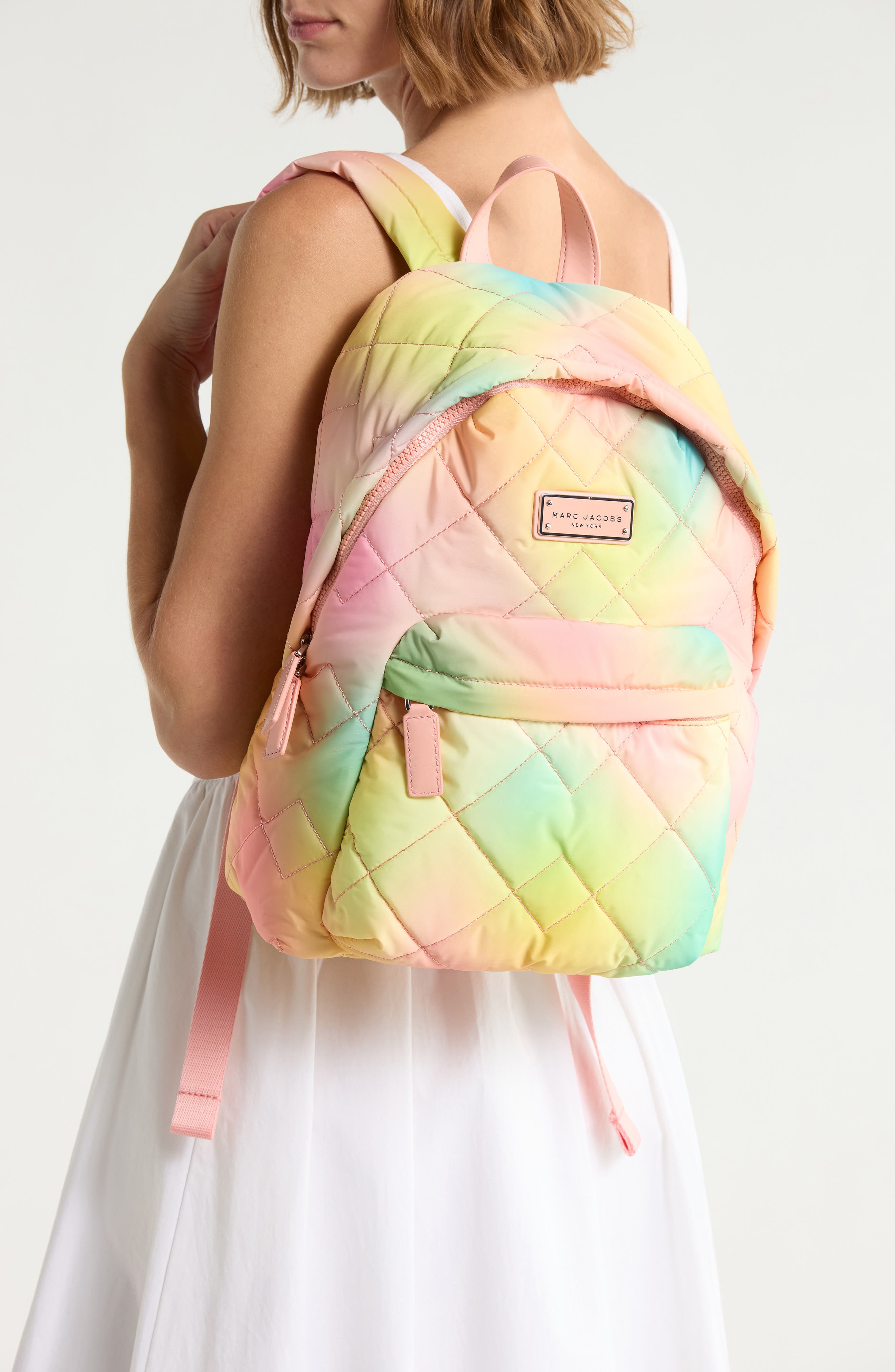 Logo Backpack, Alternate, color, DESERT SUN MULTI