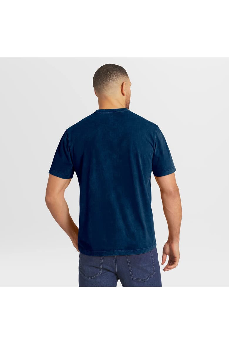 Men's Darius Rucker Collection by Fanatics  Navy New York Yankees Washed Henley Shirt, Alternate, color, Navy