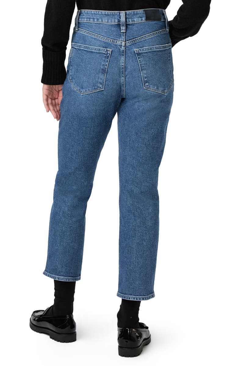 PAIGE Billy High Waist Crop Straight Leg Jeans, Alternate, color, Moonchild