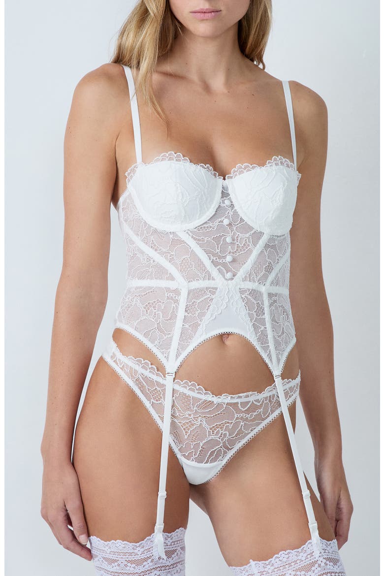 Coeur Guepiere Undewire Basque, Main, color, ECRU