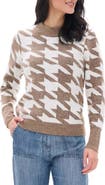 Hatley Everywhere Houndstooth Mock Neck Sweater