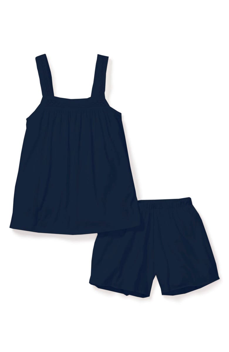 Petite Plume Camille Luxe Pima Cotton Short Pajamas, Alternate, color, 