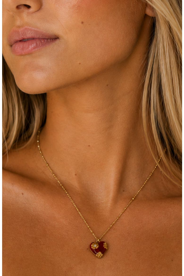 Heart Pendant Necklace, Alternate, color, GOLD