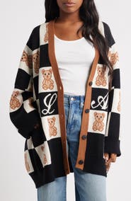 Dressed in Lala Teddy Oversize Cardigan
