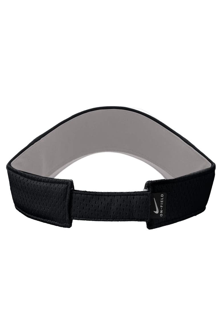 Men's Nike Black Oregon State Beavers On-Field Softball Authentic Ace Performance Adjustable Visor, Alternate, color, Black
