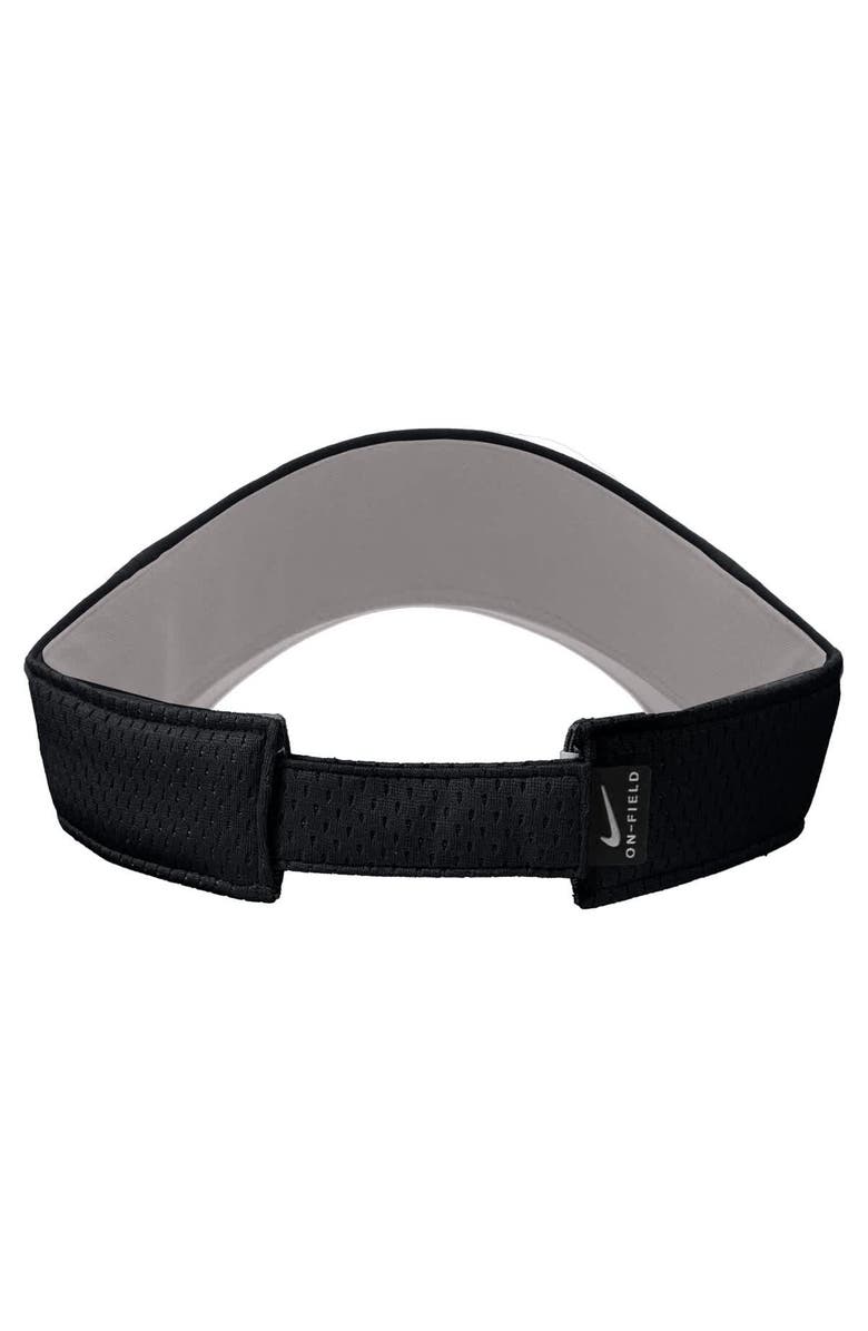 Nike Men's Nike Black Oregon State Beavers On-Field Softball Authentic Ace Performance Adjustable Visor, Alternate, color, Black