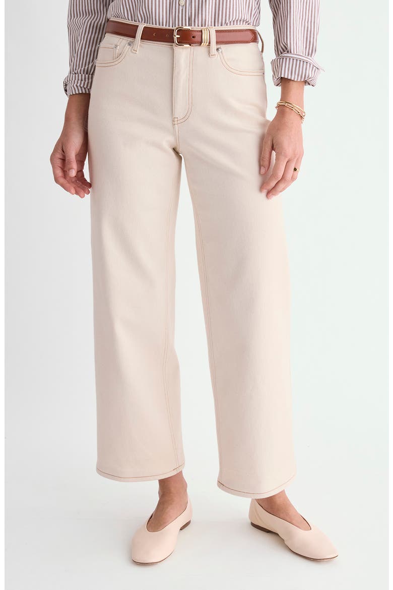 Whitney High Waist Wide Leg Jeans, Main, color, ECRU
