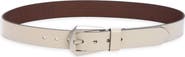 AllSaints Western Hexagonal Buckle Leather Belt