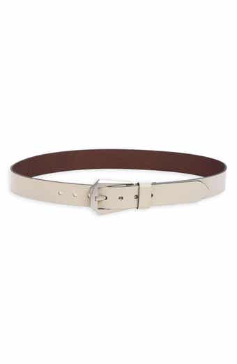 Western Hexagonal Buckle Leather Belt