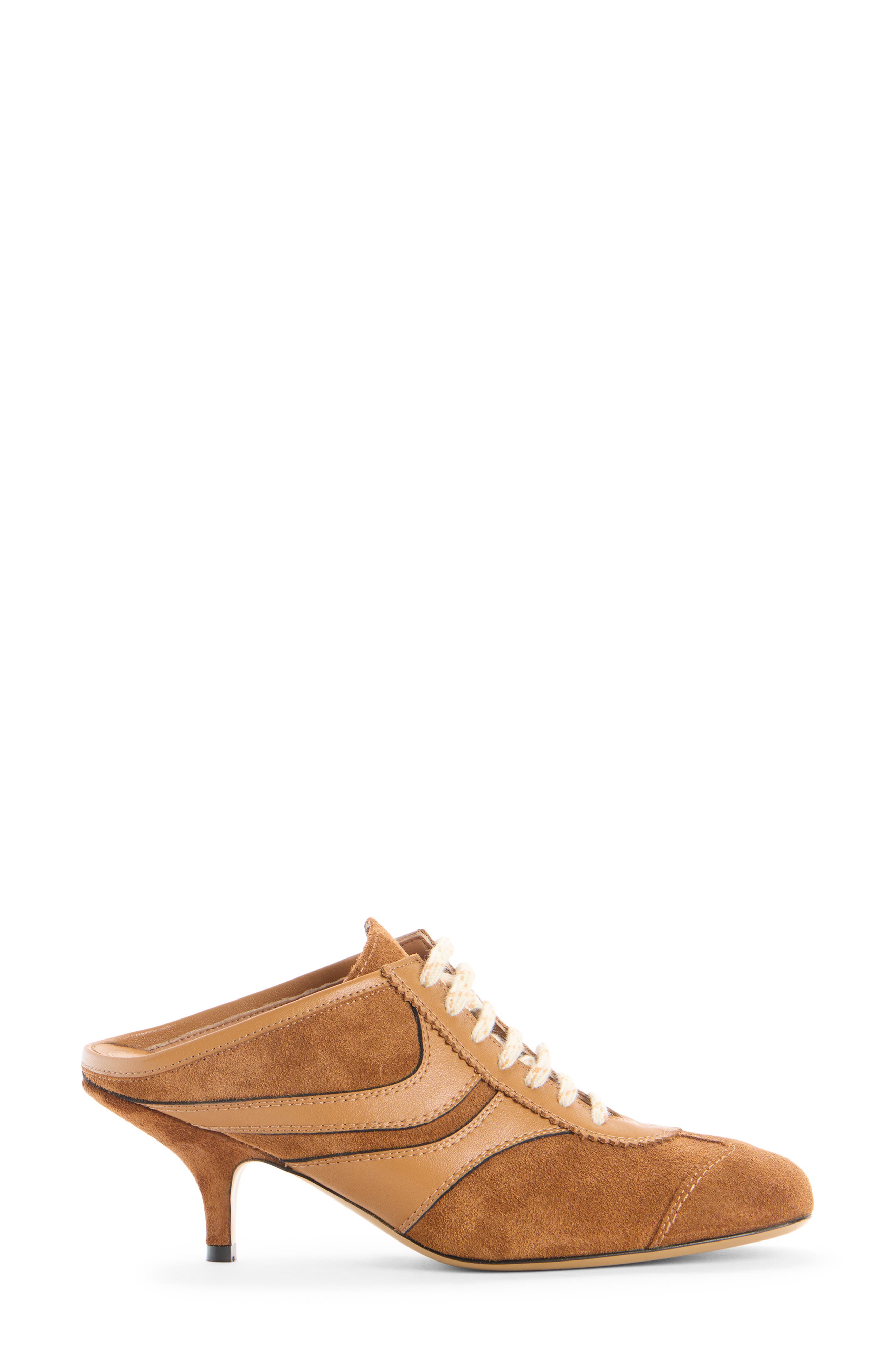 Dries Van Noten Heeled Sneaker Mule, Alternate, color, Tan