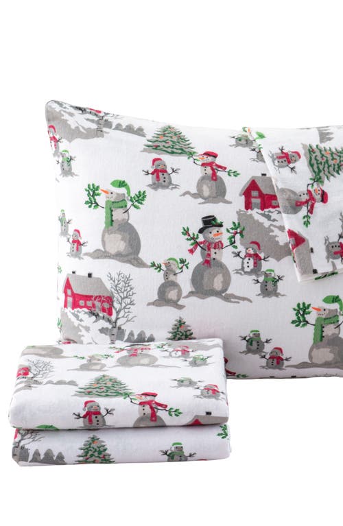 Woven & Weft Turkish Cotton Flannel Holiday Sheet Set