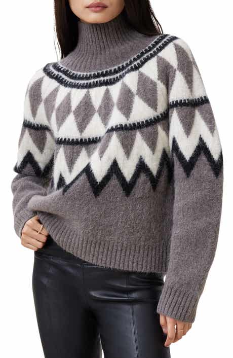 Tara Fair Isle Alpaca & Wool Blend Turtleneck Sweater