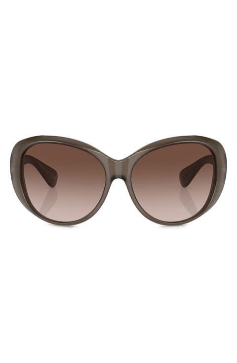 Maridan 62mm Oversize Round Sunglasses