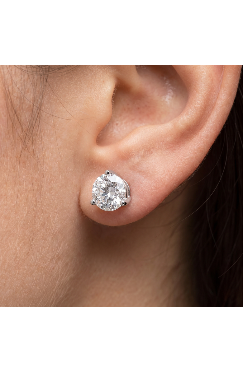 Bliss Diamond F/SI1 2ct Lab Grown Diamond Martni Studs 14k Gold, Alternate, color, 14K White Gold