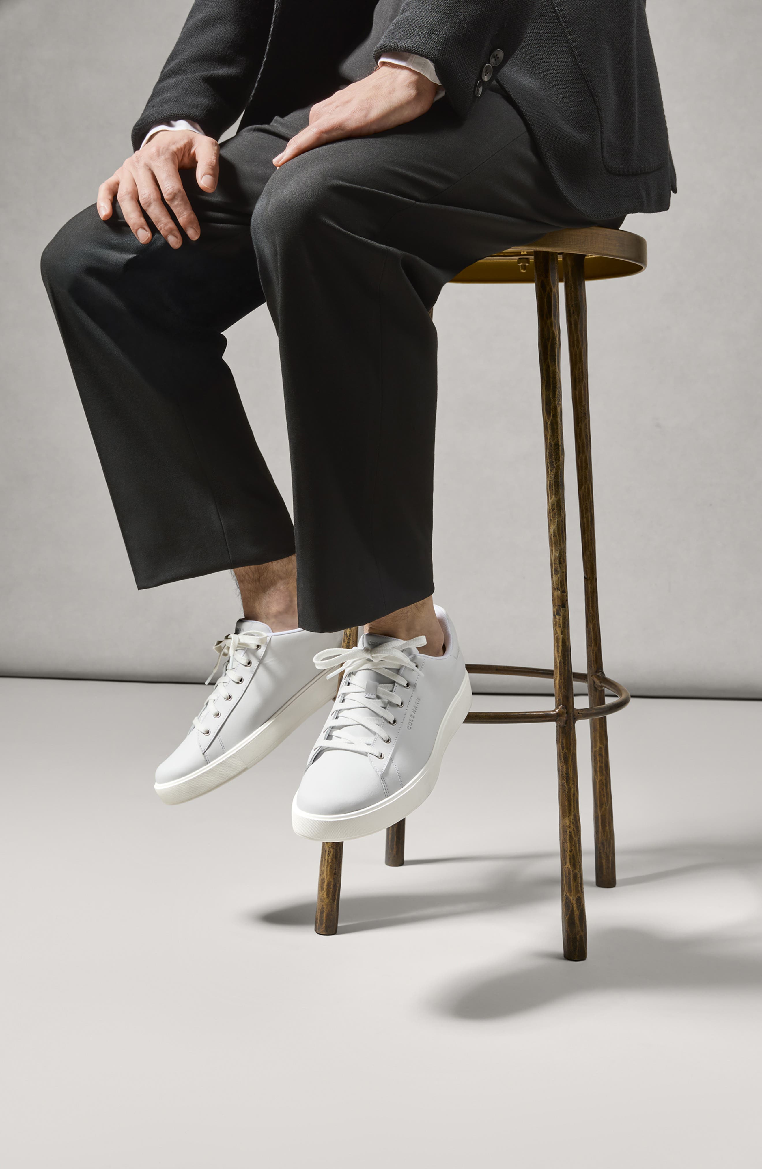 GrandPro Luxe LTT Sneaker, Alternate, color, IVORY / BLACK