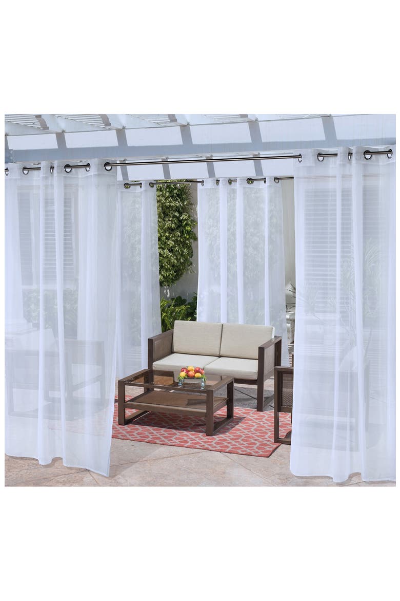 Outdoor Grommet Window Panel, Alternate, color, WHITE