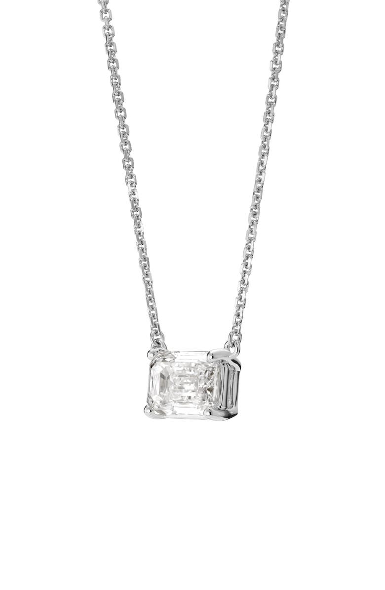LIGHTBOX 1-Carat Lab Grown Diamond Emerald Cut Pendant Necklace, Alternate, color, 