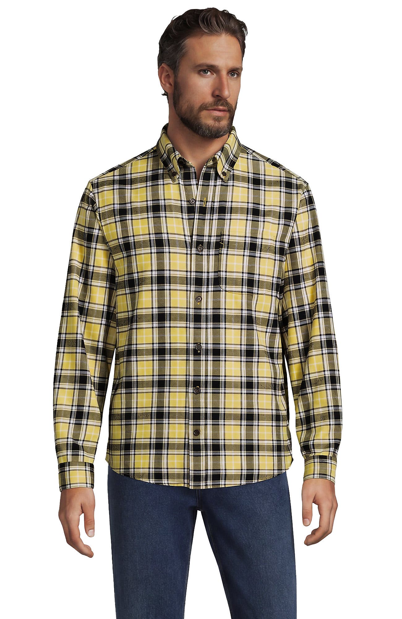 Golden/Black Buffalo Tartan