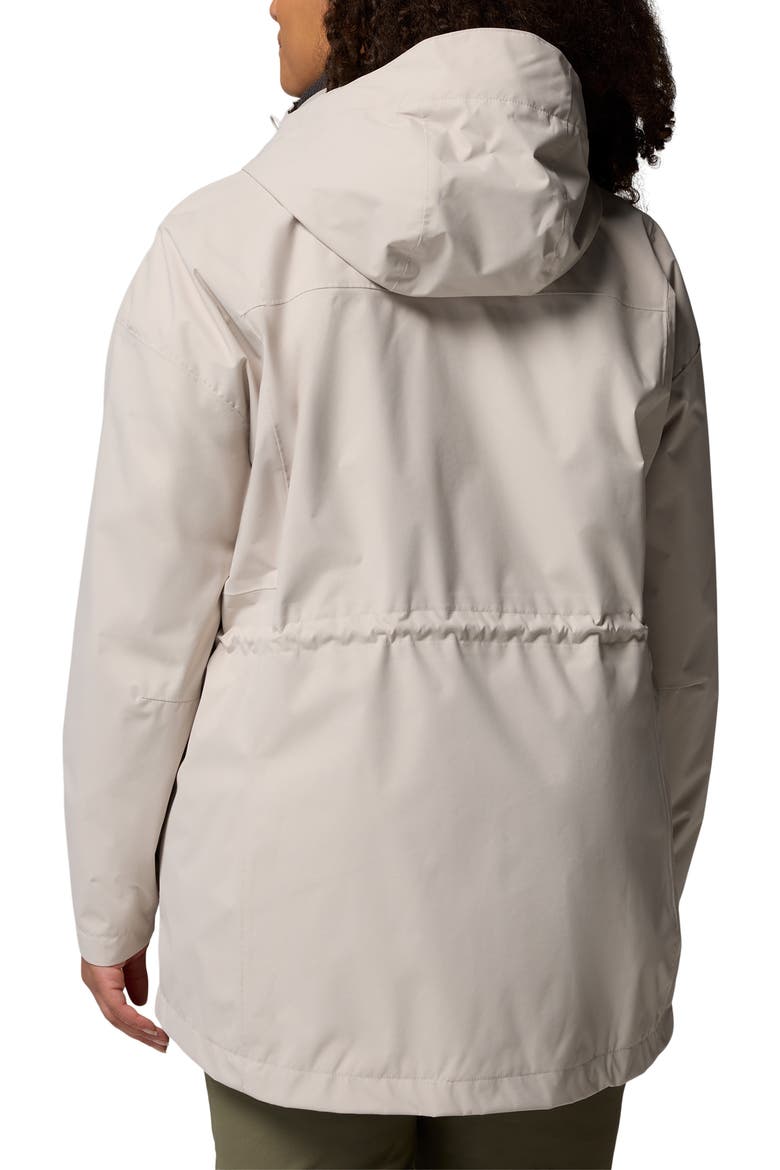 Hikebound II Long Waterproof Jacket, Alternate, color, DARK STONE