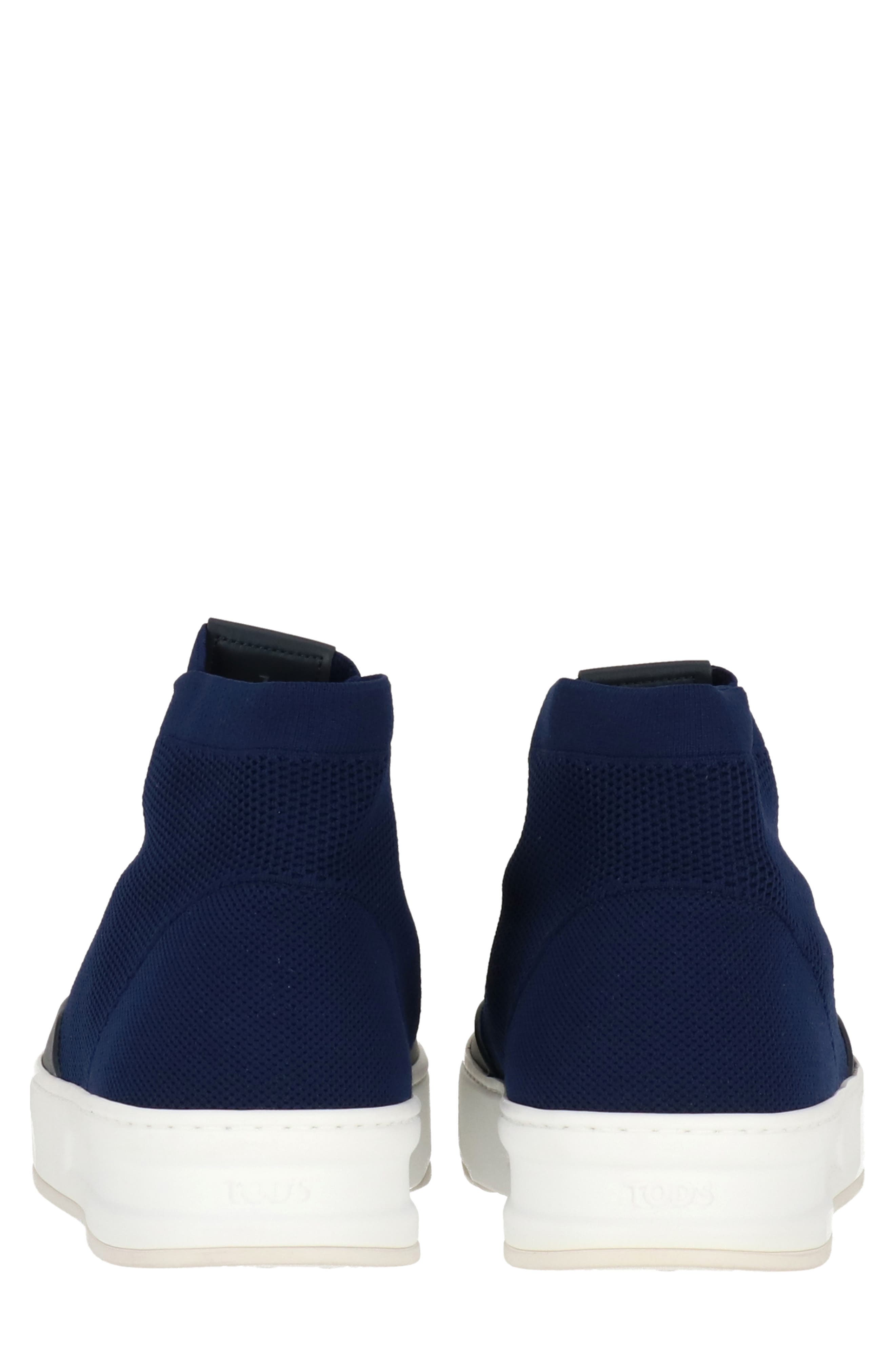 High Top Sneaker, Alternate, color, BLUE