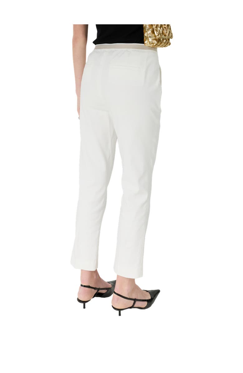 GERARD DAREL Auria Mid Rise Straight Leg Trousers, Alternate, color, Ecru