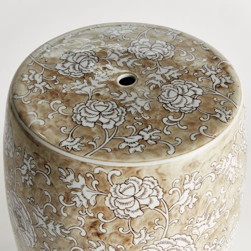 Napa Home & Garden Province Lotus Stool In Brown