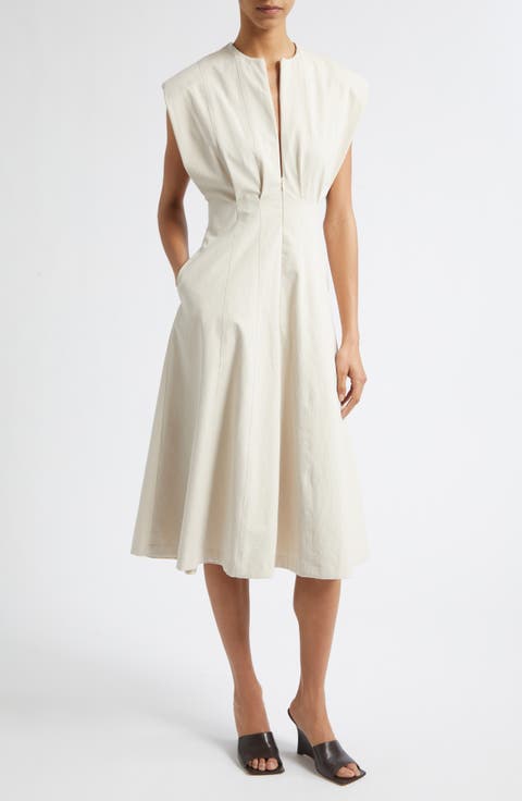 Adina Sleeveless Fit & Flare Dress