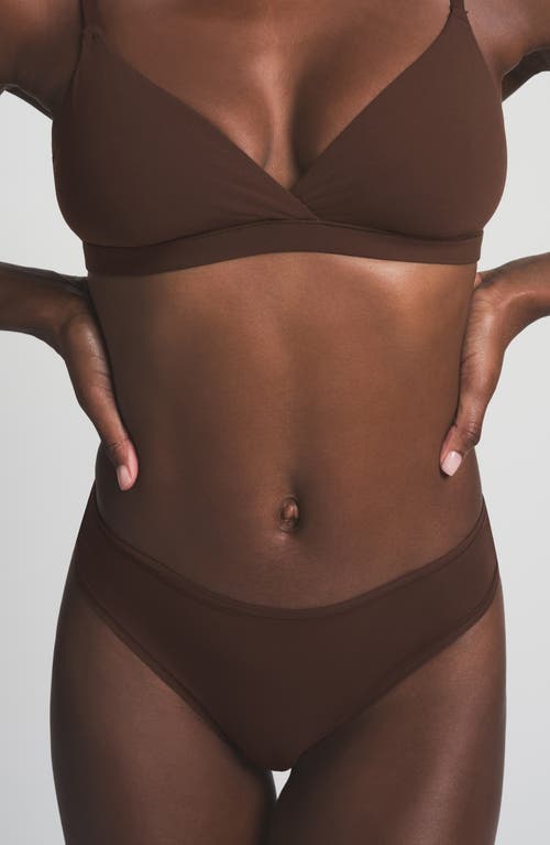 Skims Fits Everybody Cheeky Brief In Brown