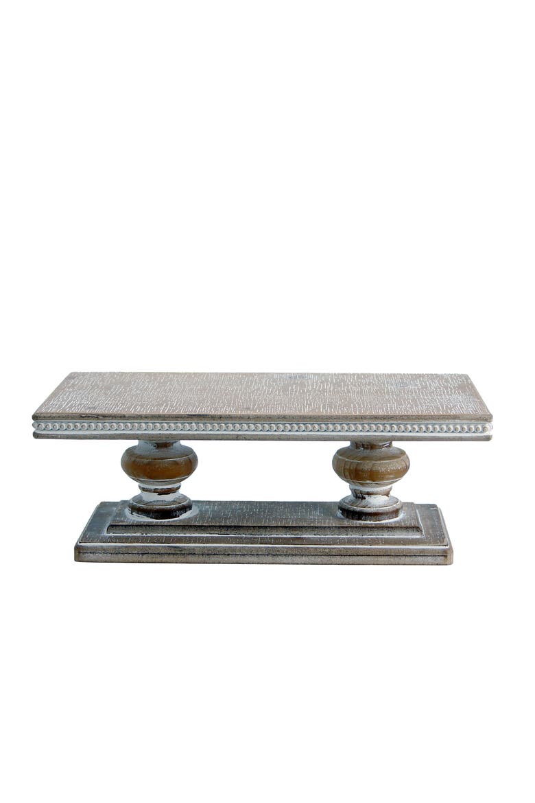 Pedestal on Double Base Pattern Border, Main, color, Brown