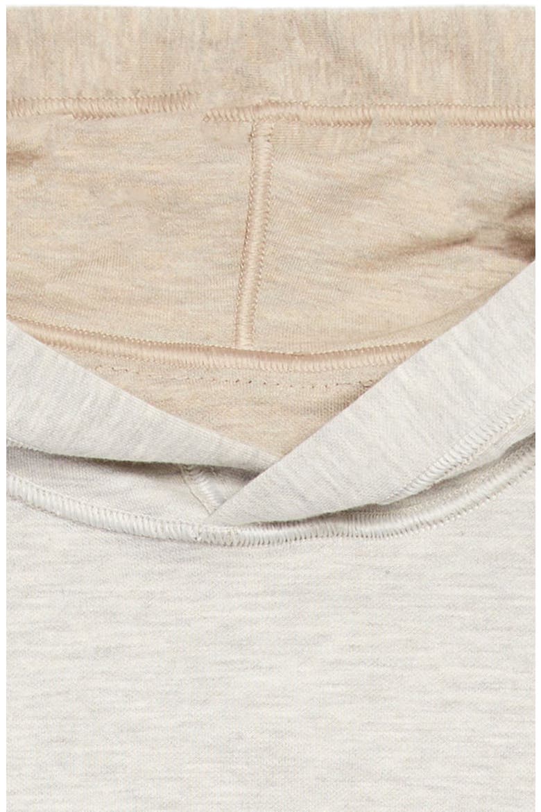 Kids' Solid Reversible Hoodie, Alternate, color, OATMEAL/ LIGHT GRAY