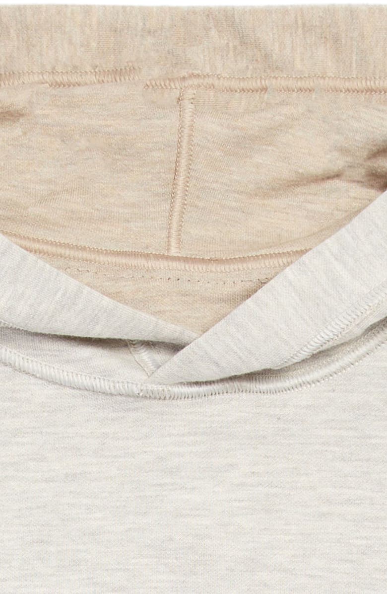 Johnston & Murphy Kids' Solid Reversible Hoodie, Alternate, color, Oatmeal/ Light Gray