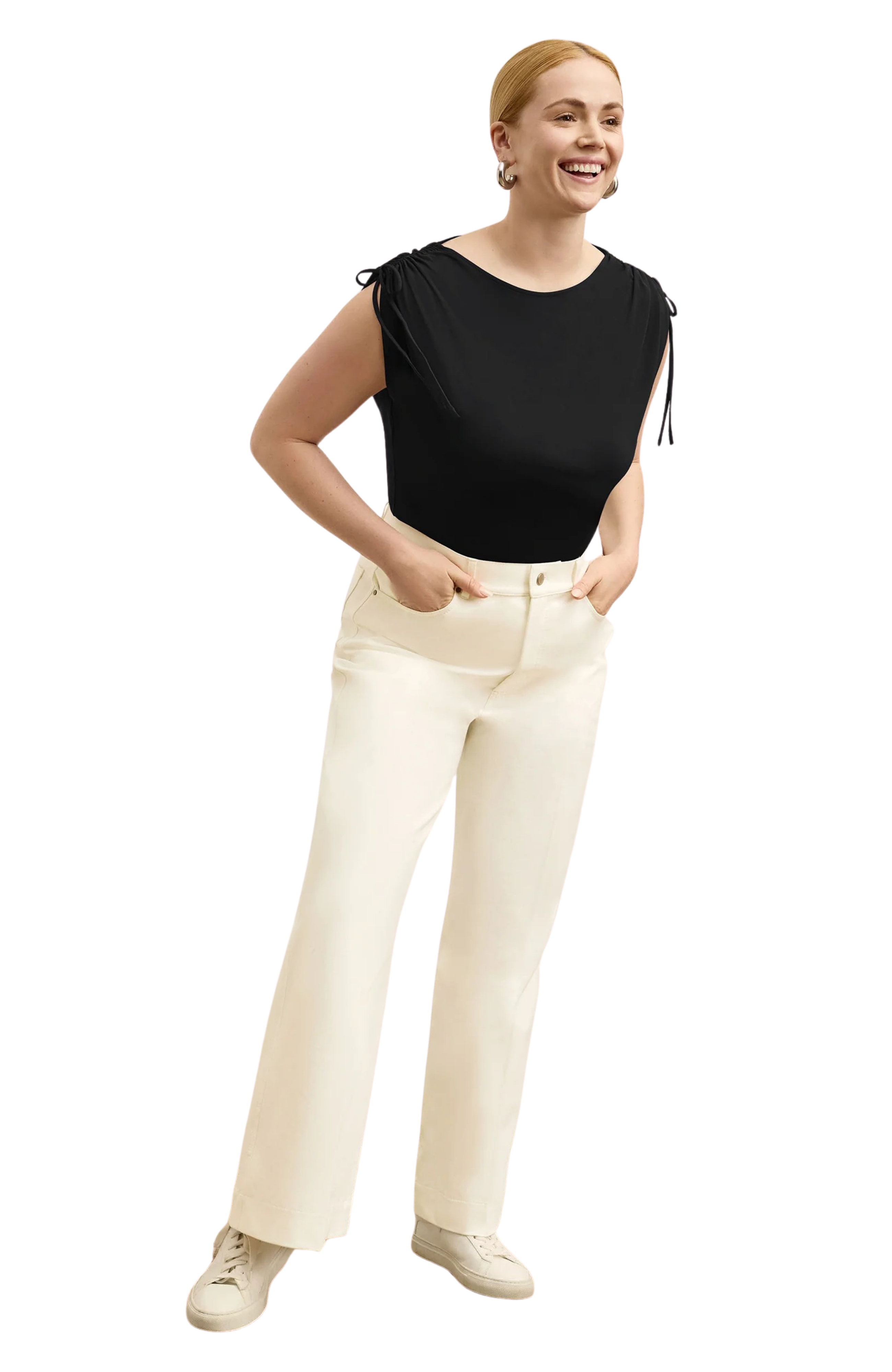 Dotty Light Jersey Top - image 2