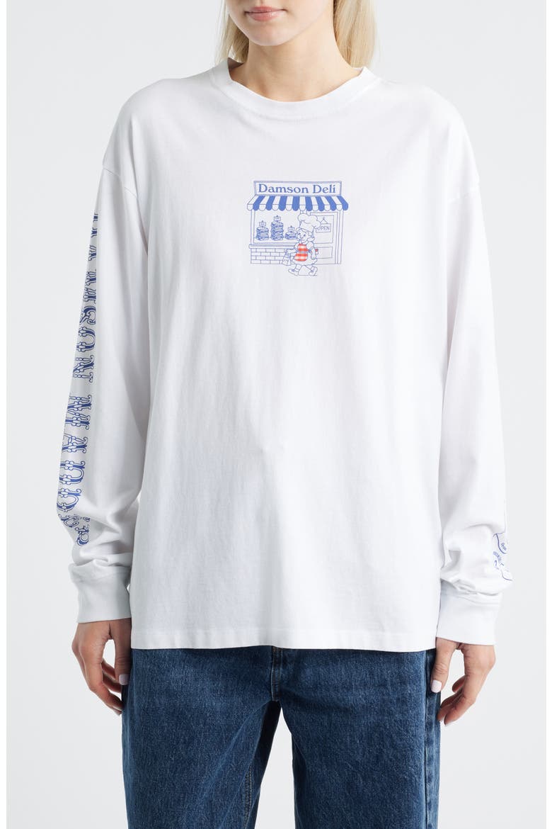 Graphic Deli Organic Cotton Top, Main, color, OFF WHITE