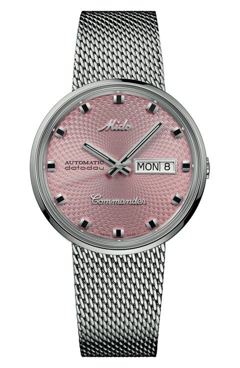 Commander 1959 Automatic Mesh Strap Watch, 37mm