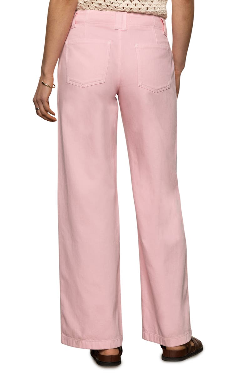 Sanctuary Arden High Waist Wide Leg Jeans, Alternate, color, Washed Cherry Blossom