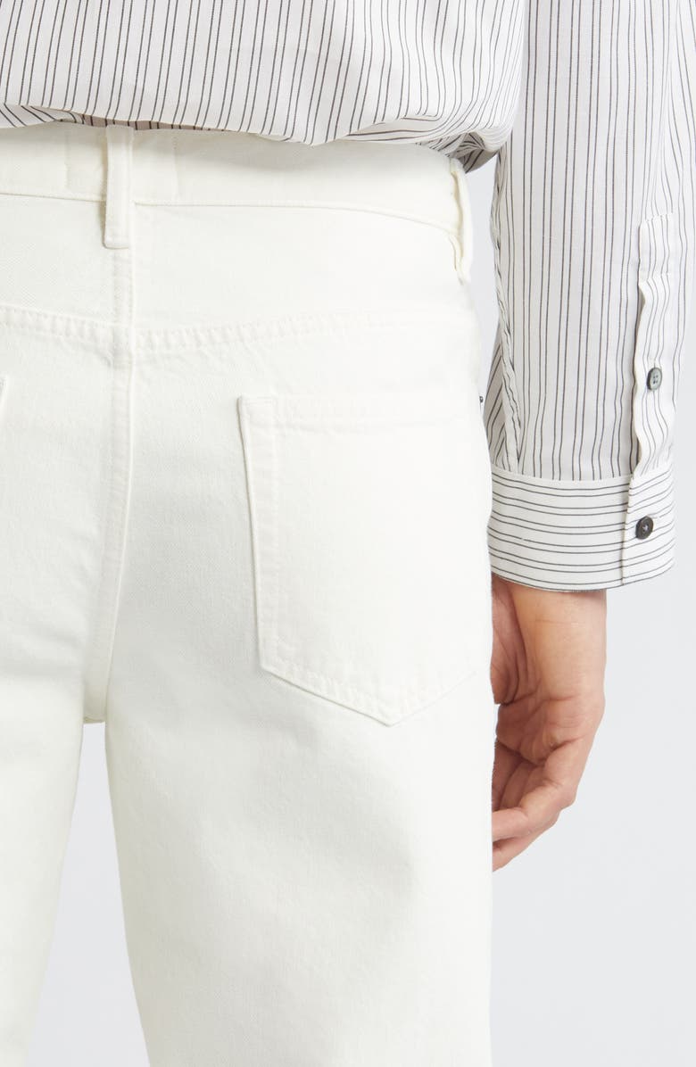 FRAME The Straight Leg Jeans, Alternate, color, Off White