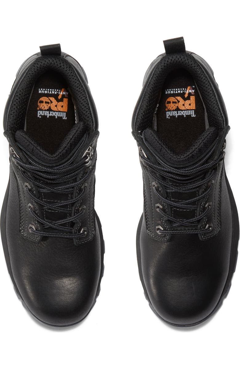 Timberland TiTAN EV 6" Waterproof Composite Toe Work Boot, Alternate, color, Black