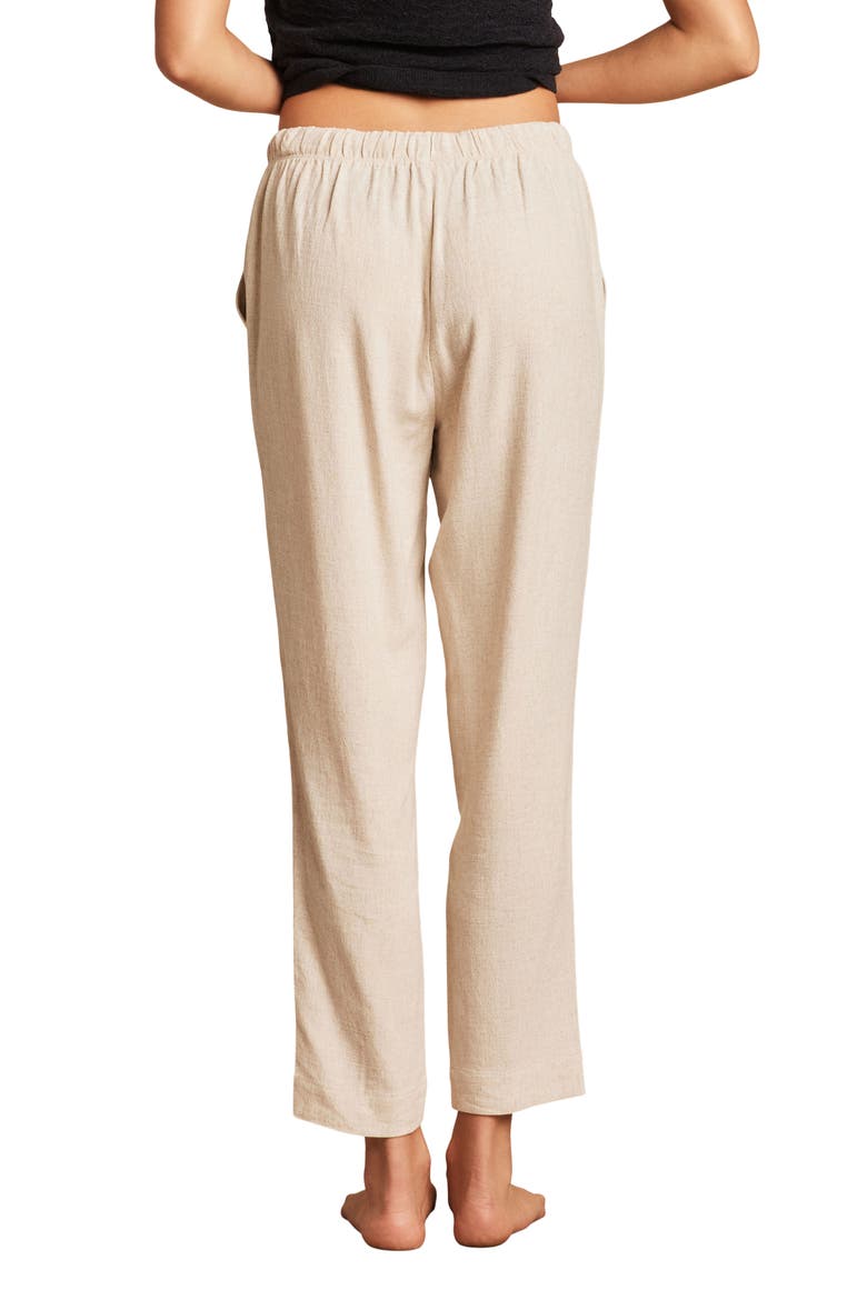 Malibu Collection® Tapered Lounge Pants, Alternate, color, BISQUE
