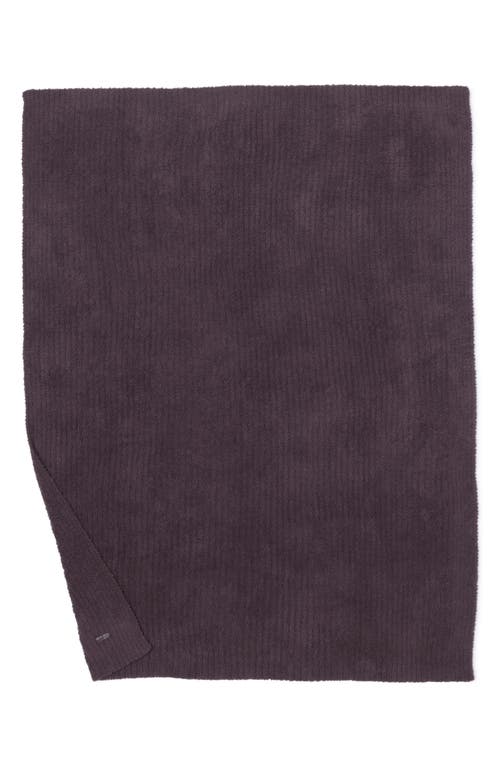 Barefoot Dreams Cozychic™ Rib Throw Blanket In Purple