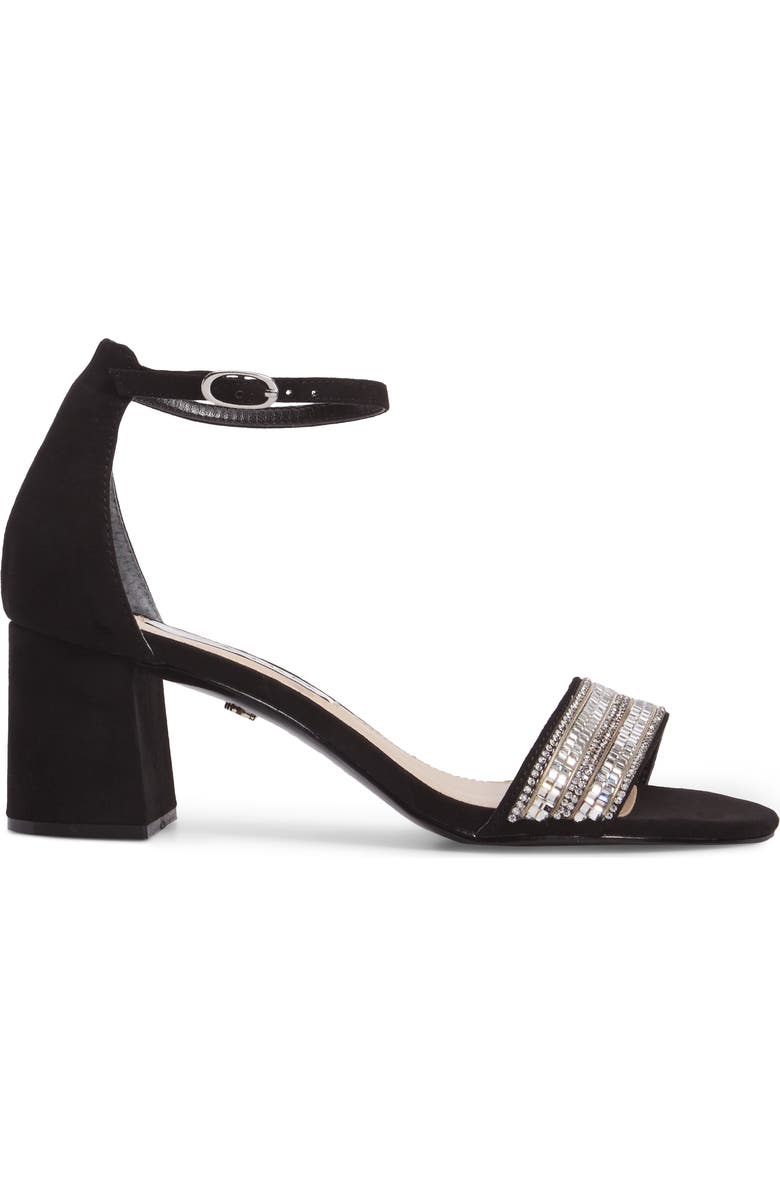 Nina Elenora Sandal, Alternate, color, Black Suede