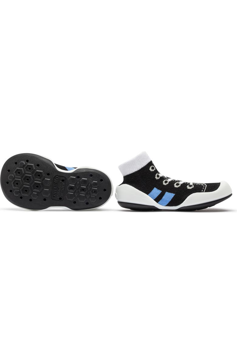 Komuello Toddler Sock Shoes Runner - Black, Alternate, color, Black