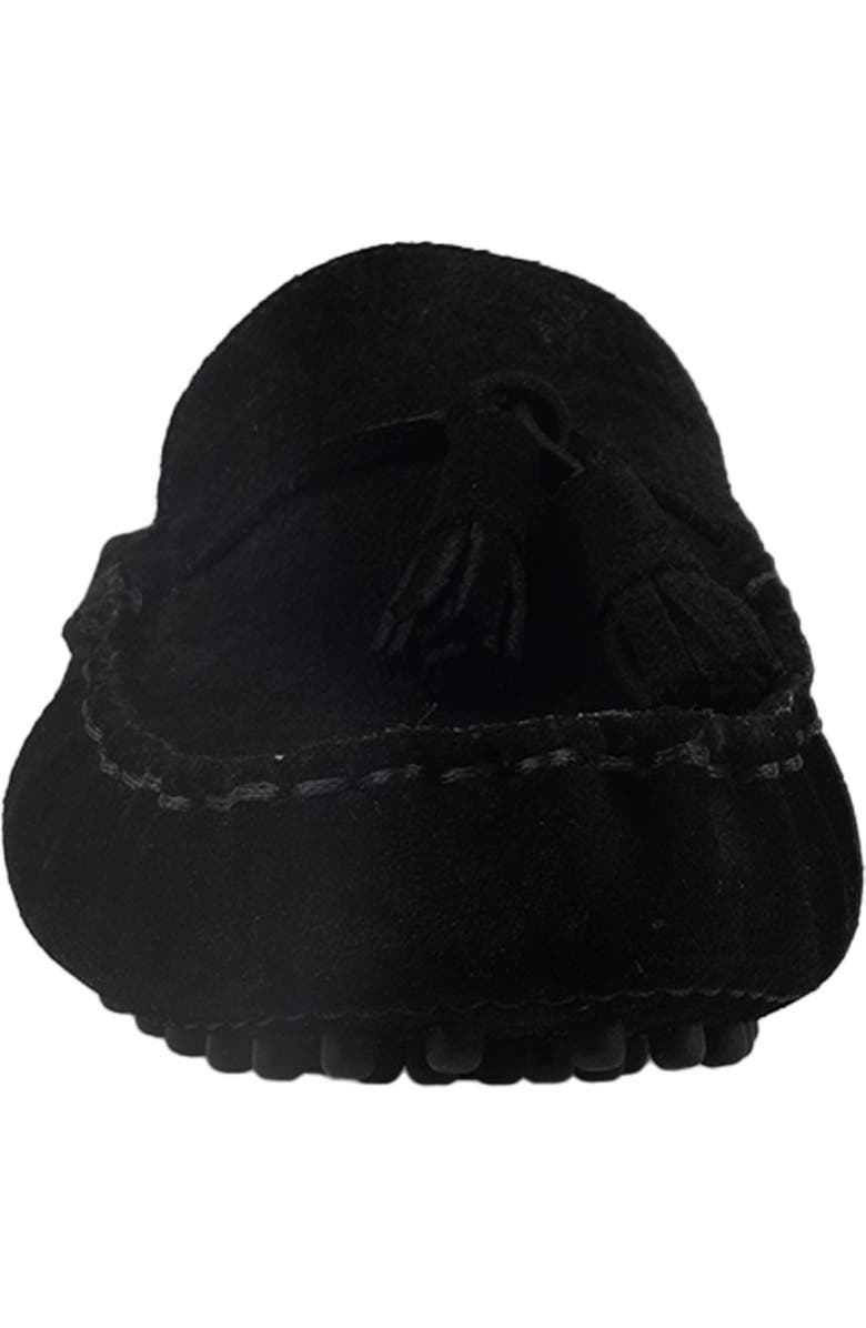 National Comfort Tal Tassel Mule, Alternate, color, Black Suede