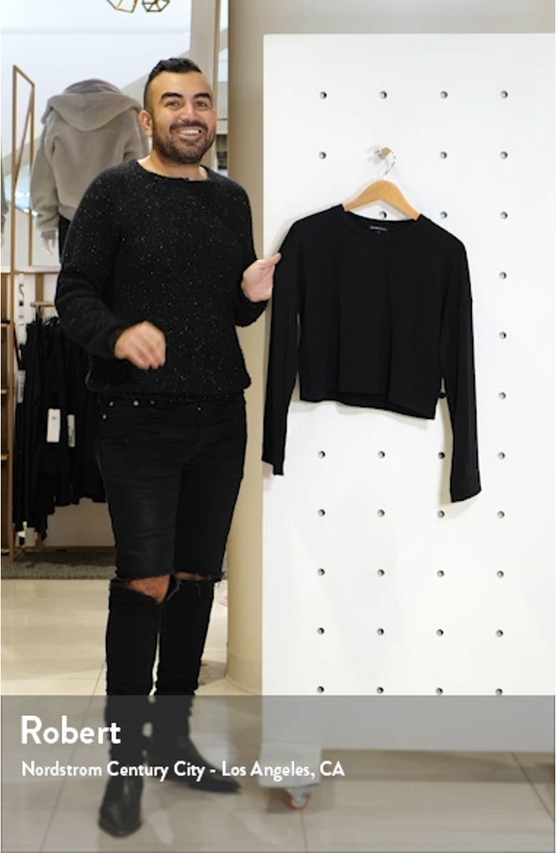 Tunnel Sleeve Crop Pullover, sales video thumbnail