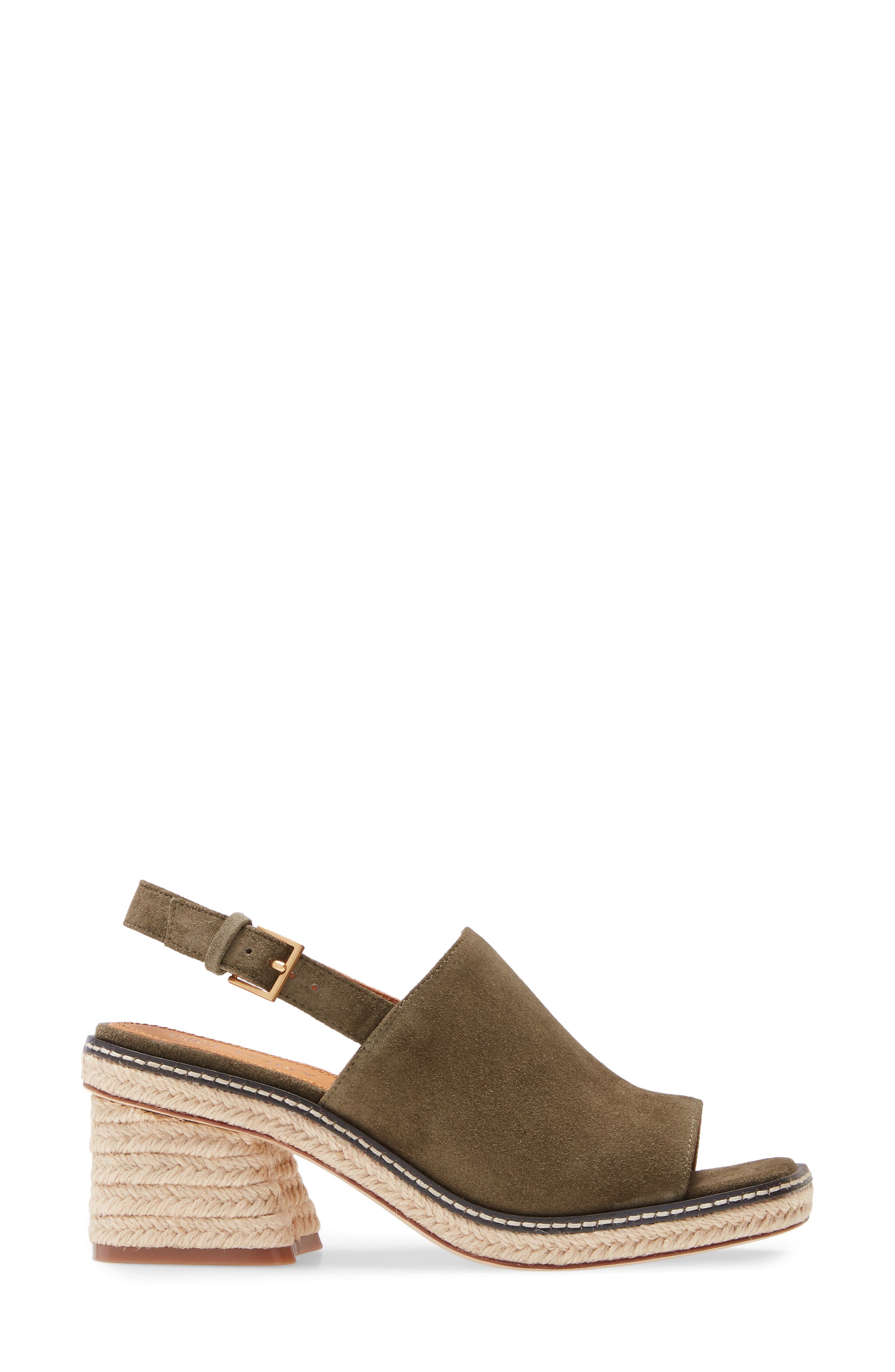 Tory Burch Ankle Strap Espadrille Sandal, Alternate, color, 