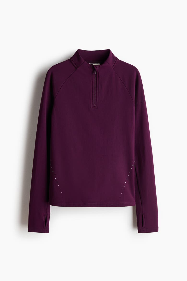 Warm Mid-Layer Soccer Jersey With Thermomove, Alternate, color, Lilac plum