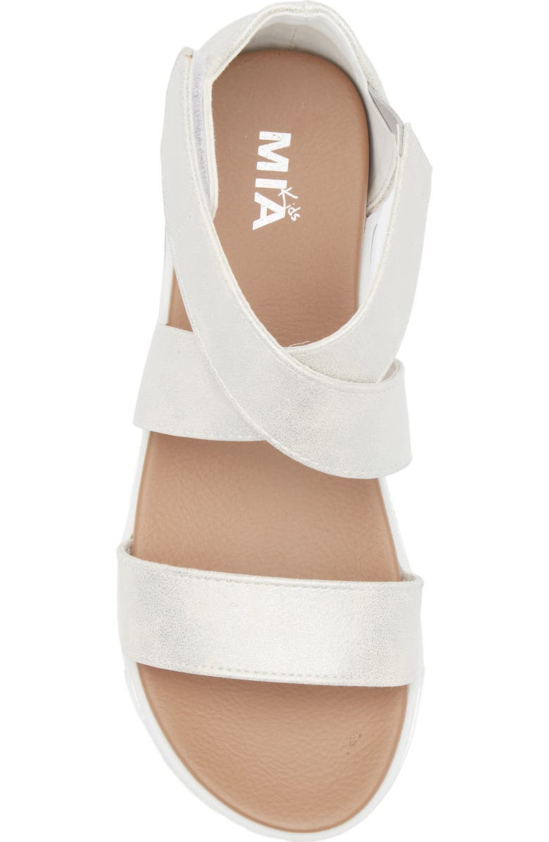 MIA Kids' Minka Flatform Sandal, Alternate, color, White